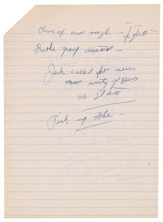 Lot #48 John F. Kennedy: John G. W. Mahanna Manuscript: Unpublished archive remembering 'The Human Touch' of John F. Kennedy - Image 2