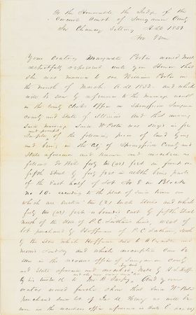 Lot #151 Abraham Lincoln: WIlliam Herndon Signed Document - Image 1