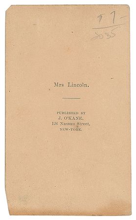 Lot #150 Mary Todd Lincoln Photograph - Image 2
