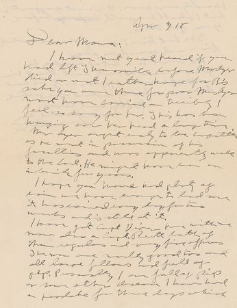 Lot #364 George S. Patton Handwritten Letter Signed - Image 1