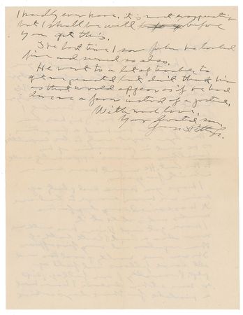 Lot #364 George S. Patton Handwritten Letter Signed - Image 2