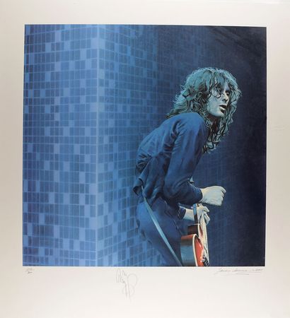 Lot #541 Led Zeppelin: Jimmy Page Poster - Image 1