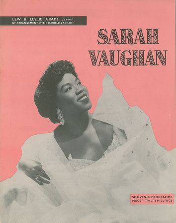 Lot #578 Sarah Vaughan Program - Image 2