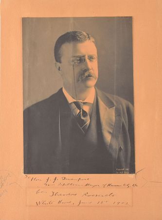 Lot #110 Theodore Roosevelt Signed Photograph - Image 1