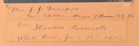 Lot #110 Theodore Roosevelt Signed Photograph - Image 2