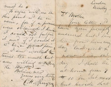 Lot #319 Charles Spurgeon: London's sought-after preacher—