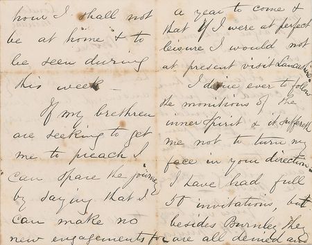 Lot #319 Charles Spurgeon: London's sought-after preacher—