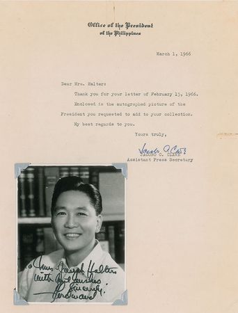 Lot #266 Filipino Presidents Group Lot - Image 2