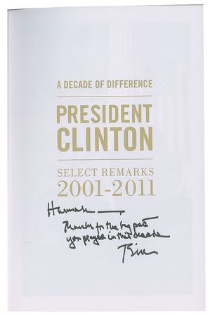 Lot #137 Bill Clinton Group Lot - Image 1