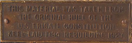 Lot #351 USS Constitution Artifact - Image 3