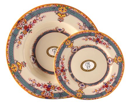 Lot #19 Kennedy Family Home-Owned Set of (2) Porcelain China Pieces: Kennedy family-owned 'Whitby' china - Image 1