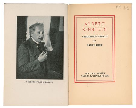 Lot #212 Albert Einstein: 