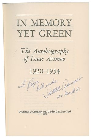 Lot #481 Isaac Asimov - Image 1