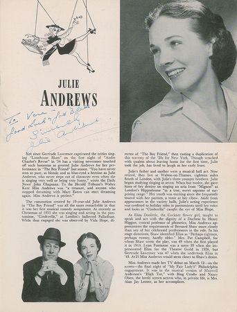 Lot #684 My Fair Lady Program - Image 2