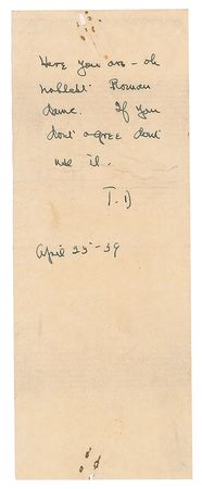 Lot #489 Theodore Dreiser - Image 3