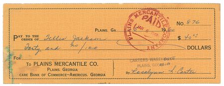 Lot #135 Jimmy and Rosalynn Carter - Image 3