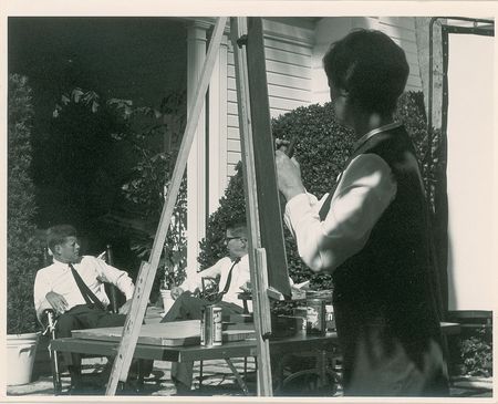 Lot #23 John F. Kennedy Negative and Photograph Collection: Visual archive of President Kennedy sitting for his Truman Library portrait at the 'Winter White House' - Image 7