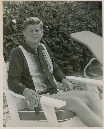 Lot #23 John F. Kennedy Negative and Photograph Collection: Visual archive of President Kennedy sitting for his Truman Library portrait at the 'Winter White House' - Image 8