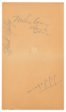 Lot #521 Miles Davis Quintet Drink Card - Image 1