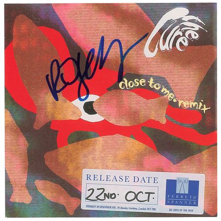 Lot #6328 The Cure: Group of (6) Robert Smith Signed 45 RPM Record - Image 2