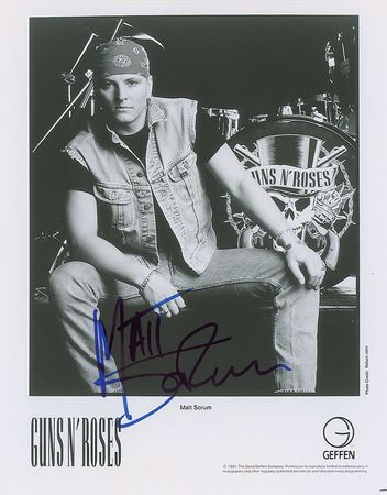 Lot #6017  Guns N' Roses Group of (6) Signed Photographs - Image 5