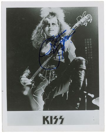 Lot #6026  KISS: Gene Simmons Group of (3) Signed Photographs - Image 3