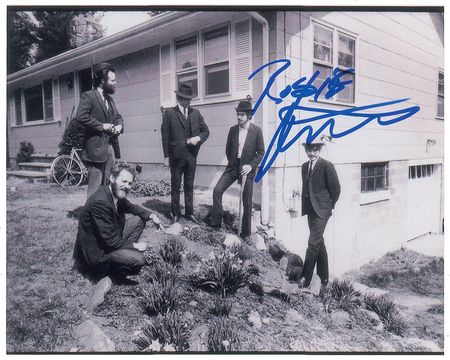 Lot #6207 The Band: Robbie Robertson Pair of Signed Photographs - Image 1