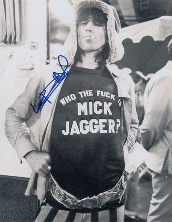 Lot #6008  Rolling Stones: Keith Richards Signed