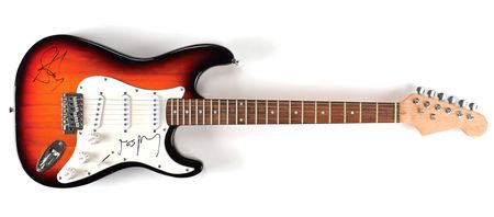 Lot #6046  Aerosmith: Tyler and Perry Signed Guitar - Image 1