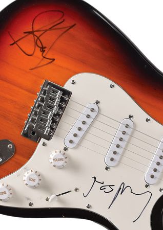 Lot #6046  Aerosmith: Tyler and Perry Signed Guitar - Image 2