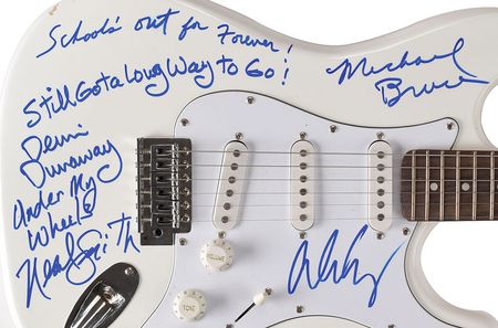 Lot #6047  Alice Cooper Signed Guitar - Image 2