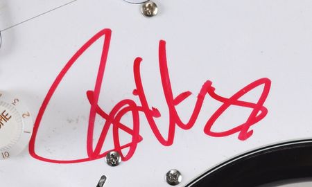 Lot #6085  Green Day: Billie Joe Armstrong Signed Guitar - Image 2