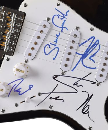 Lot #6091  Journey Signed Guitar - Image 2