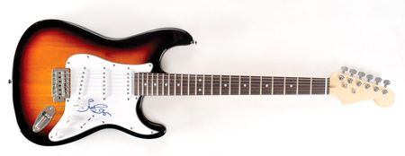 Lot #6095  Lady Gaga Signed Guitar - Image 1