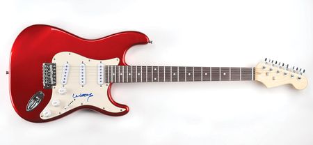 Lot #6110 Willie Nelson Signed Guitar - Image 1