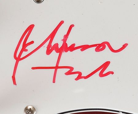 Lot #6117 The Pretenders: Chrissie Hynde Signed Guitar - Image 2