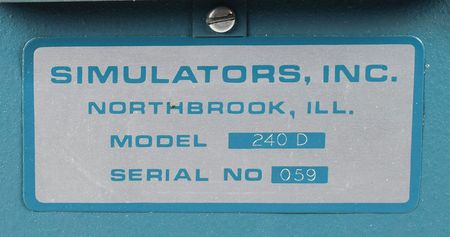 Lot #256 Simulator 240 Analog Computer with Patchboard Analog Computer and Patchboard - Image 3