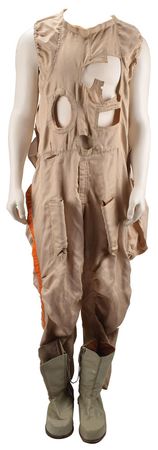 Lot #322 Orlan-D Space Suit Coverall with Sokol Boots: The outer layer of the Soviet EVA suit - Image 1