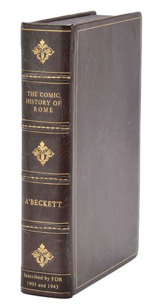 Lot #38 Franklin D. Roosevelt: Unique twice-signed volume from the library of Eleanor's father, presented by FDR to his son - Image 2