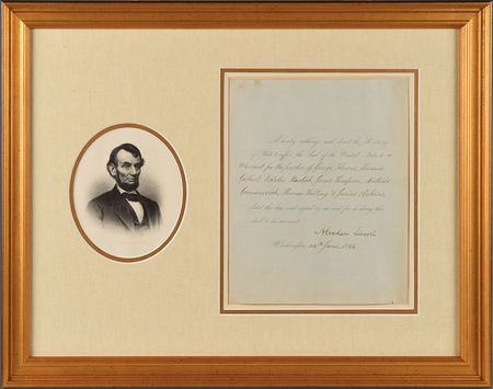 Lot #11 Abraham Lincoln