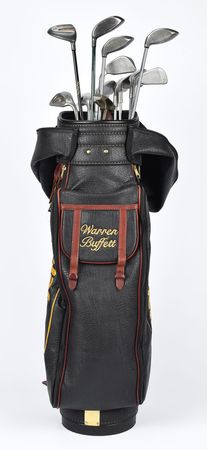 Lot #101 Warren Buffett: The golf clubs and custom 