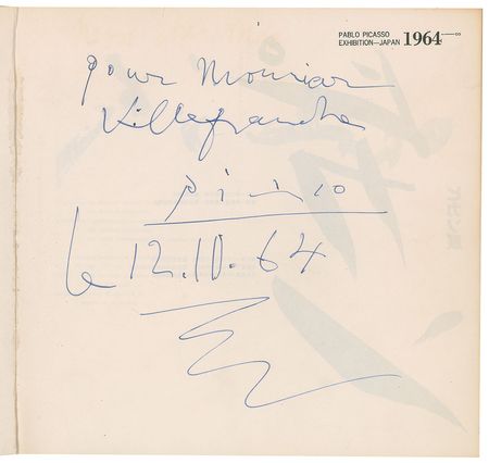Lot #446 Pablo Picasso: Picasso exhibits in Tokyo - Image 1