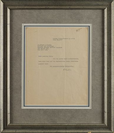 Lot #240 Albert Einstein Typed Letter Signed - Image 1
