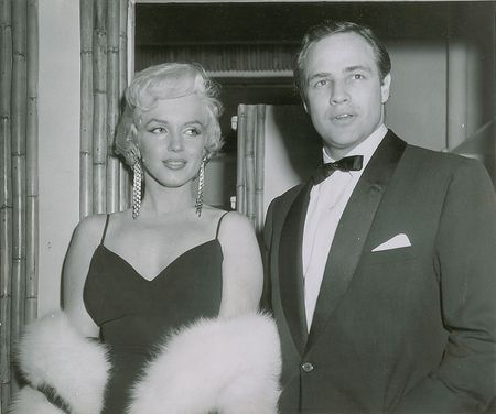 Lot #892 Marilyn Monroe and Marlon Brando Photograph - Image 1