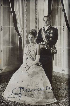 Lot #167 Princess Grace and Prince Rainier Signed Photographs and Typed Letter Signed - Image 3