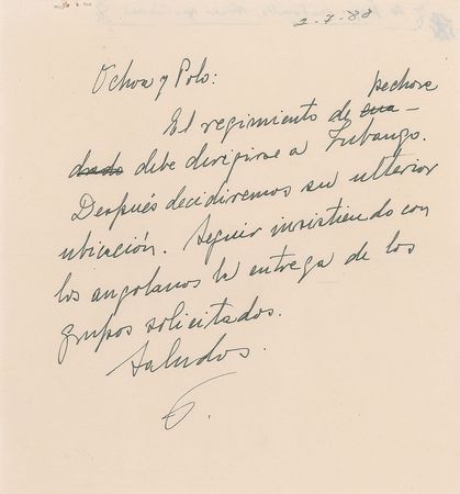 Lot #113 Fidel Castro Letters - Image 2