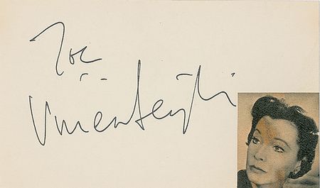Lot #879 Vivien Leigh - Image 1