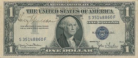 Lot #42 Harry S. Truman Currency - Image 1