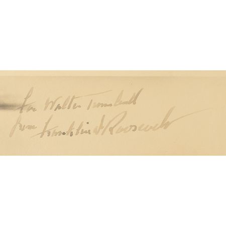 Lot #78 Franklin D. Roosevelt Signed Photograph - Image 2