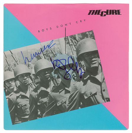 Lot #739 The Cure: Robert Smith 45 RPM Records - Image 1
